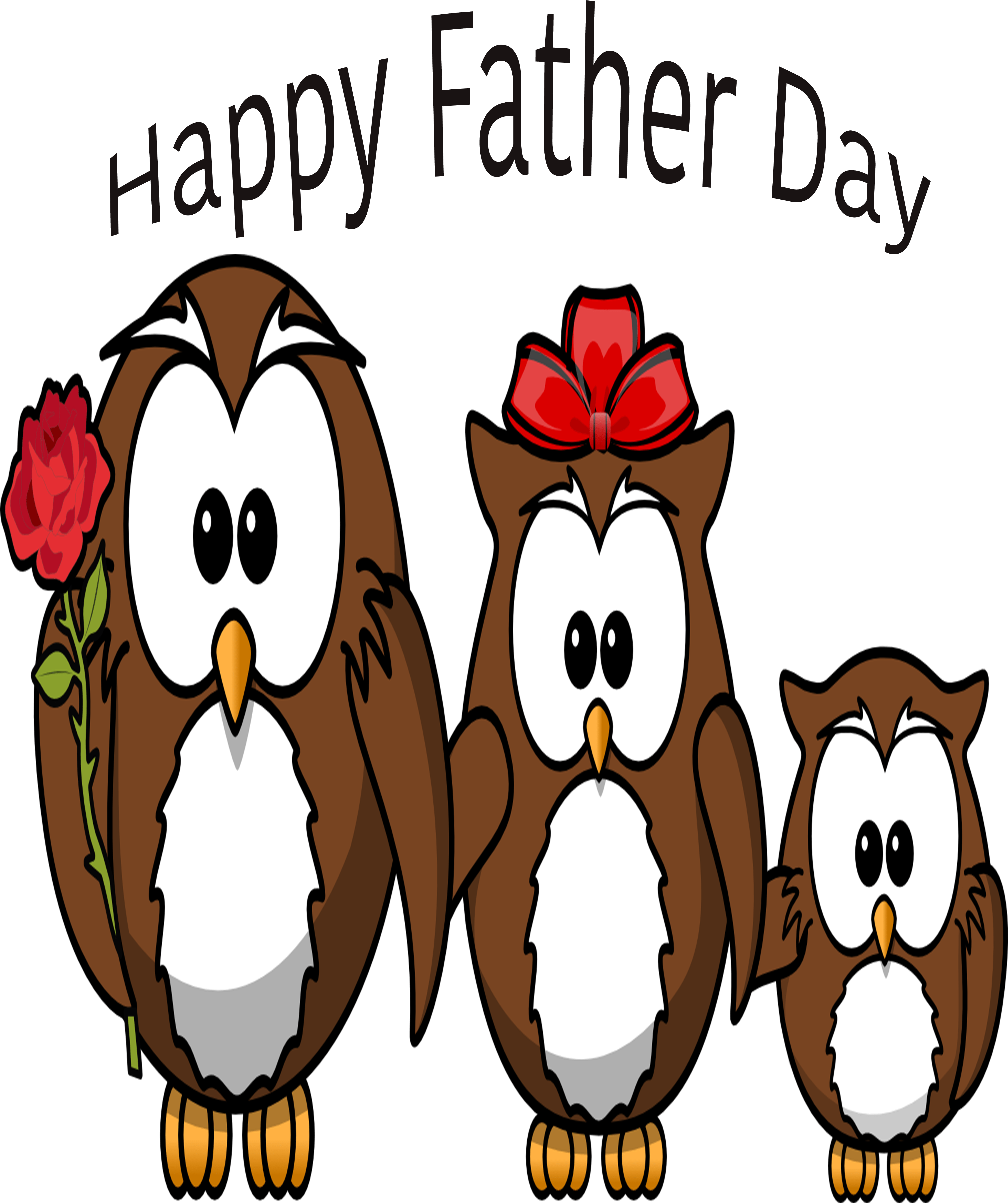 Father Day - Cartoon Clipart (4500x5400), Png Download