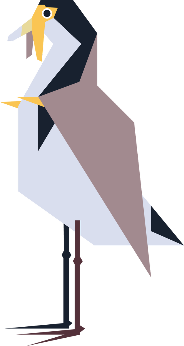A Dapper Dino On Twitter Masked Lapwings Clipart (639x1200), Png Download