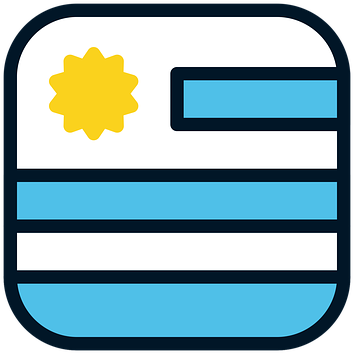 Uruguay Flag Png Clipart (720x720), Png Download