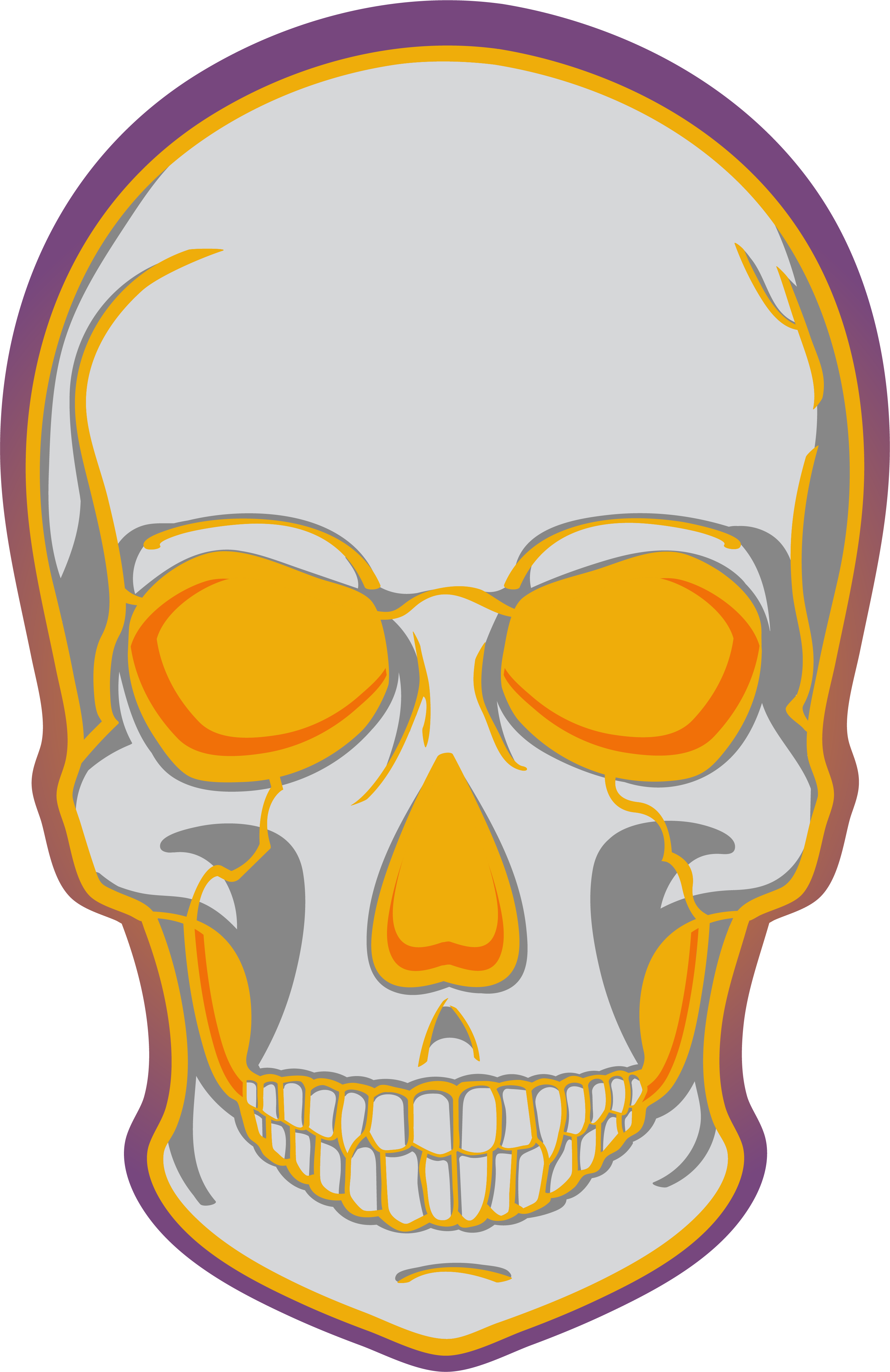 Skull Clipart Horror - Skull - Png Download (3001x4627), Png Download