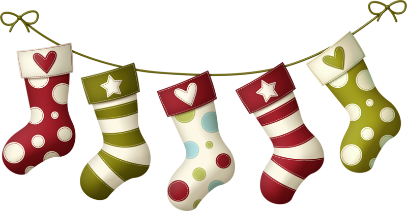 Фото, Автор Alponom84 На Яндекс - Christmas Stockings Png Clipart (800x416), Png Download