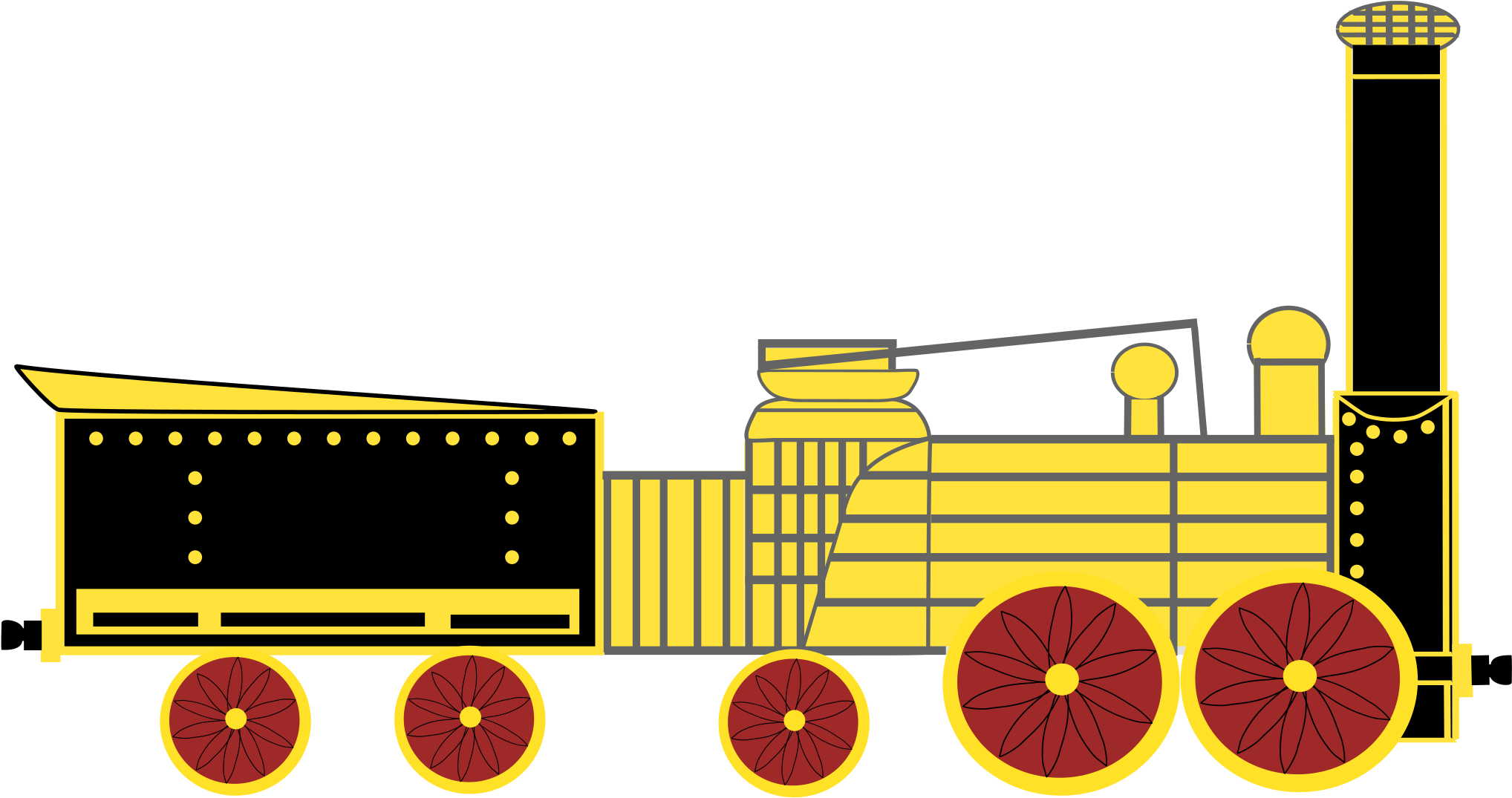 Big Image - Locomotive Clipart (2400x1333), Png Download