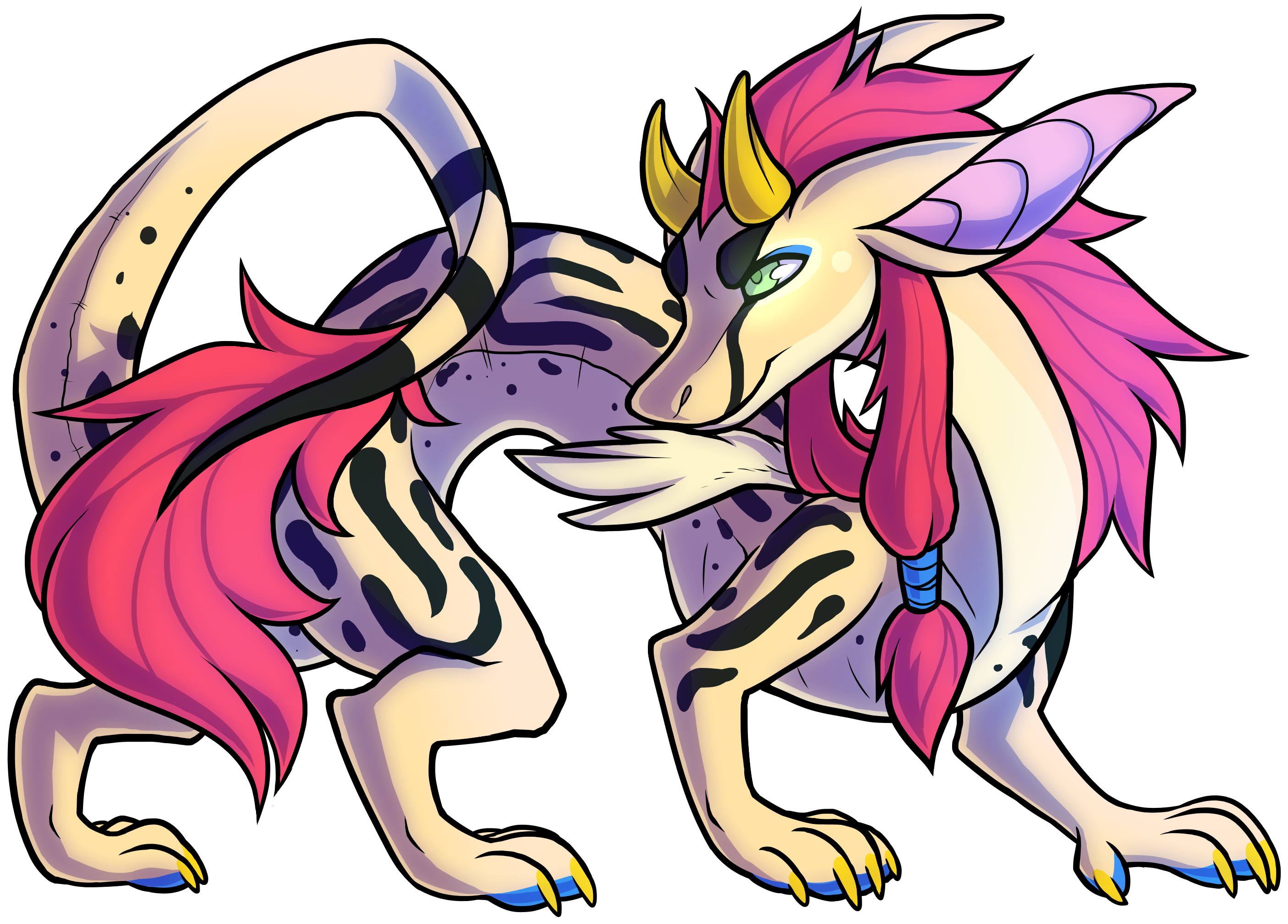 Soft As Sakura - Cartoon Clipart (2893x2039), Png Download