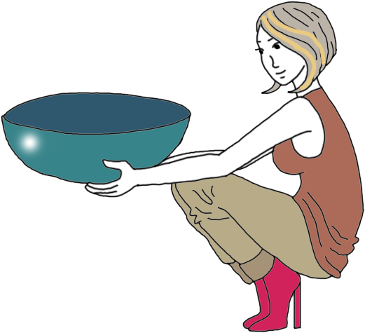 Hemisphere Symbol In Tea Leaves - Sitting Clipart (600x600), Png Download