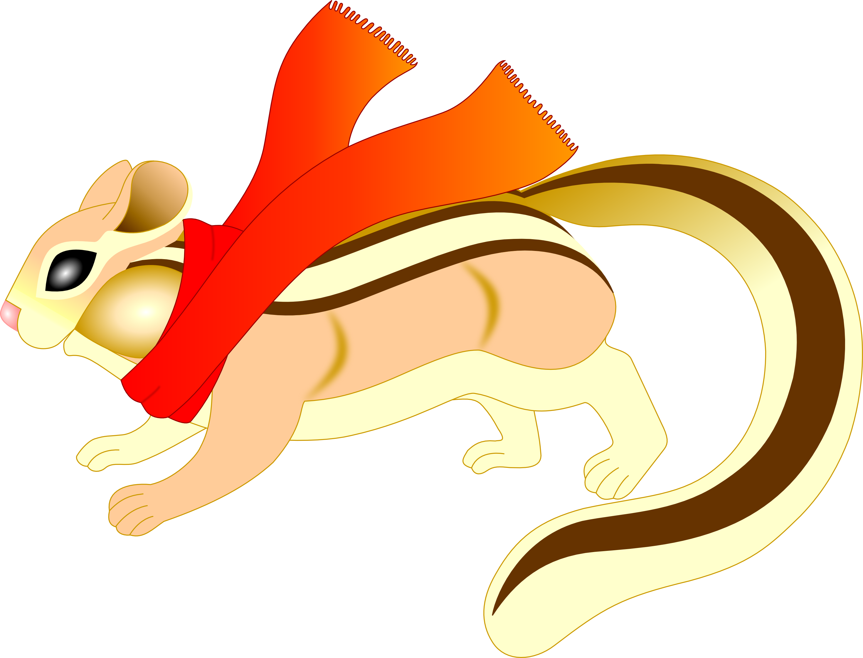 Png Portable Network Graphics - Chipmunk Clipart (2939x2242), Png Download