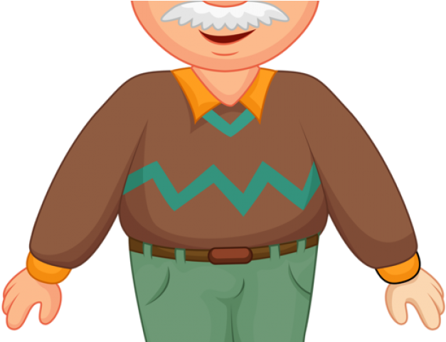Fathers Day Clipart Solo Parent - Grandfather Grandmother Clipart - Png Download (640x480), Png Download