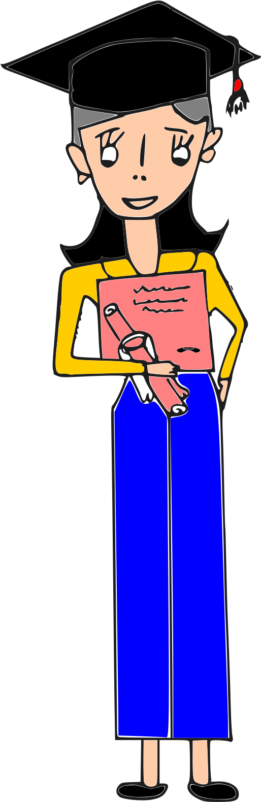 Big Image - Academic Dress Clipart (1697x2400), Png Download