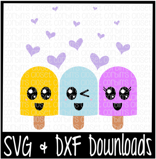 Free Kawaii Popsicles * Ice Cream * Fro-yo Cutting - Momma Bear Baby Bear Clipart (800x532), Png Download