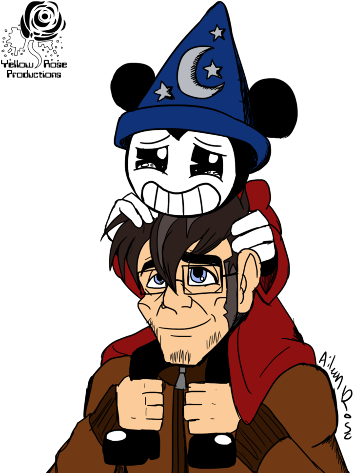 Png Royalty Free Library Batim Disney Vacation By Aileen - Meets Mickey Fanfiction Bendy And The Ink Machine Fanfiction Clipart (810x986), Png Download