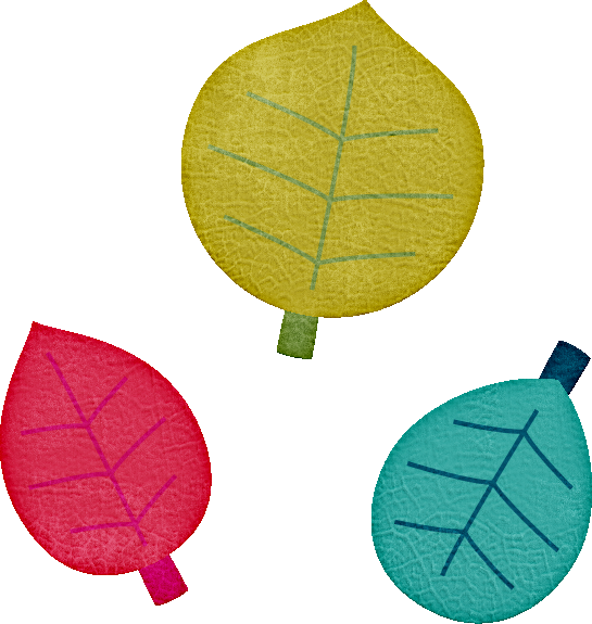 Clip Art - Hojas De Arbol Colores - Png Download (545x575), Png Download