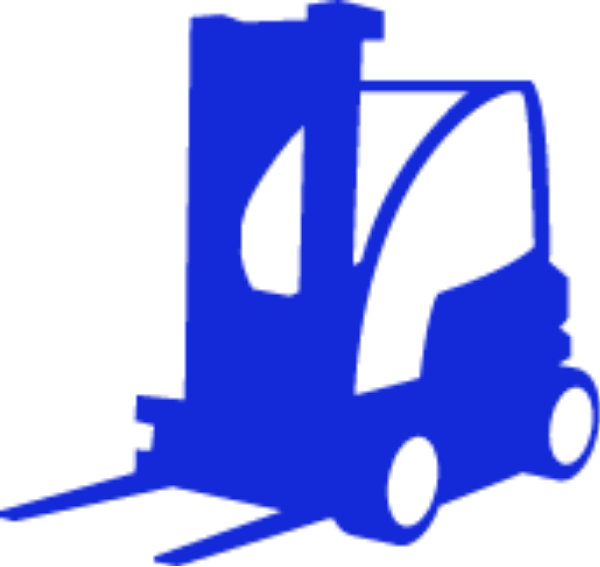 Forklift Clipart (600x567), Png Download