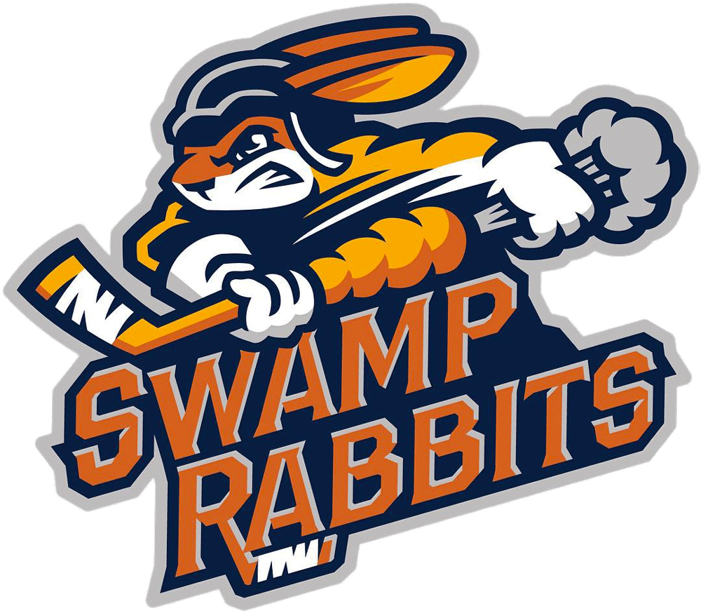 Sports - Swamp Rabbit Hockey Clipart (1000x1000), Png Download