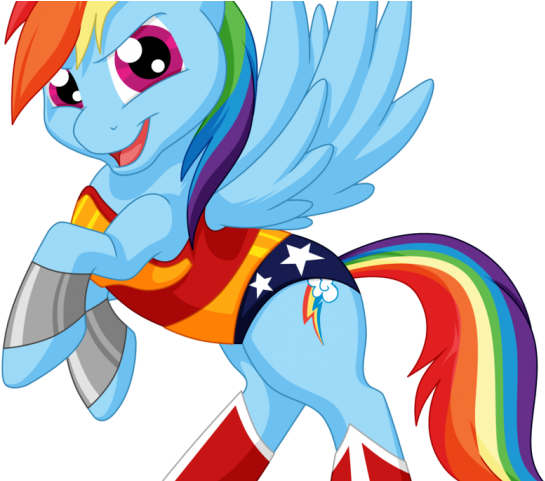 Wonder Woman Clipart Little - Cartoon - Png Download (640x480), Png Download