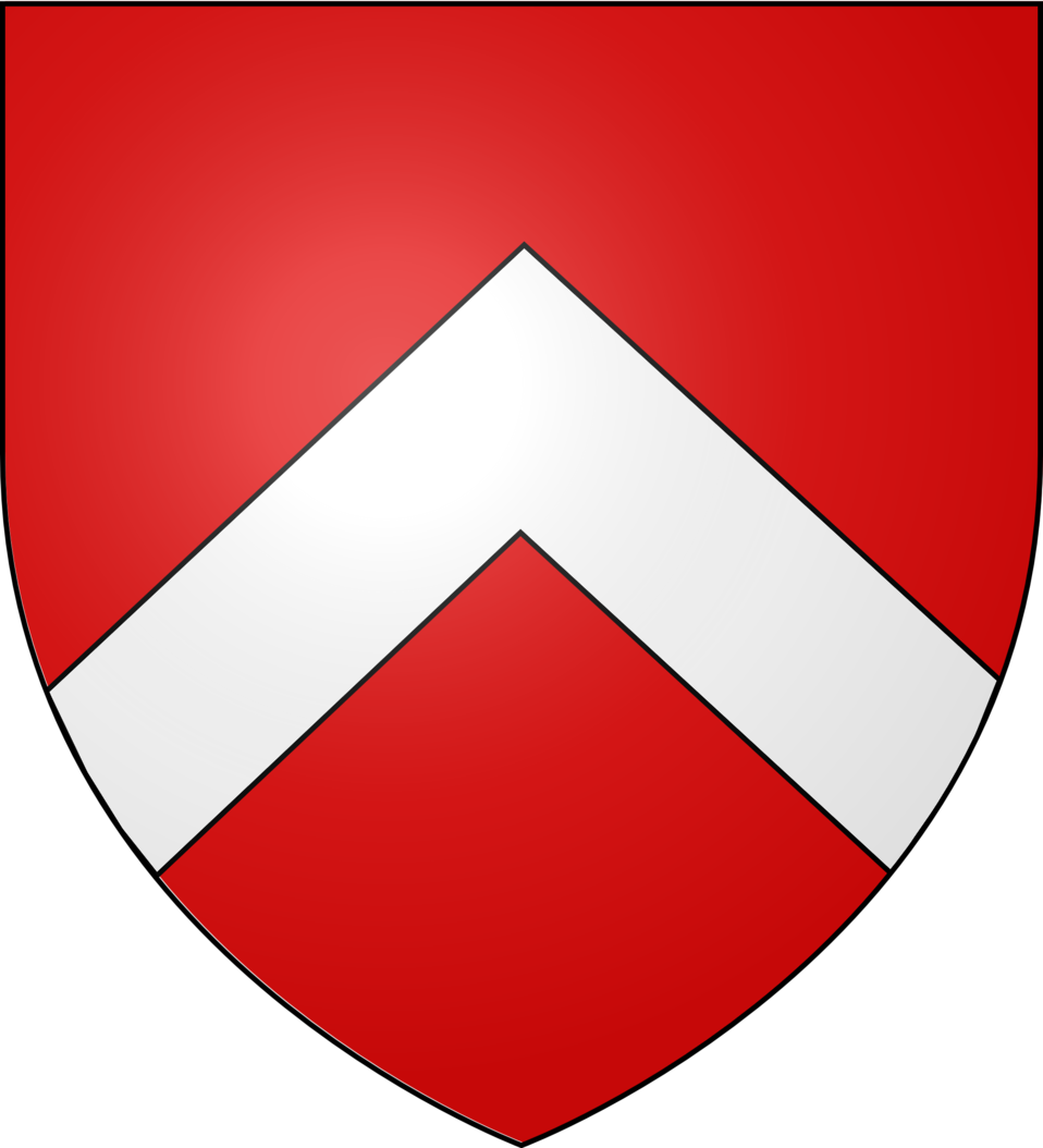 De Gueules Au Chevron D'argent - Chateau De Luzy De Pelissac Clipart (958x1054), Png Download