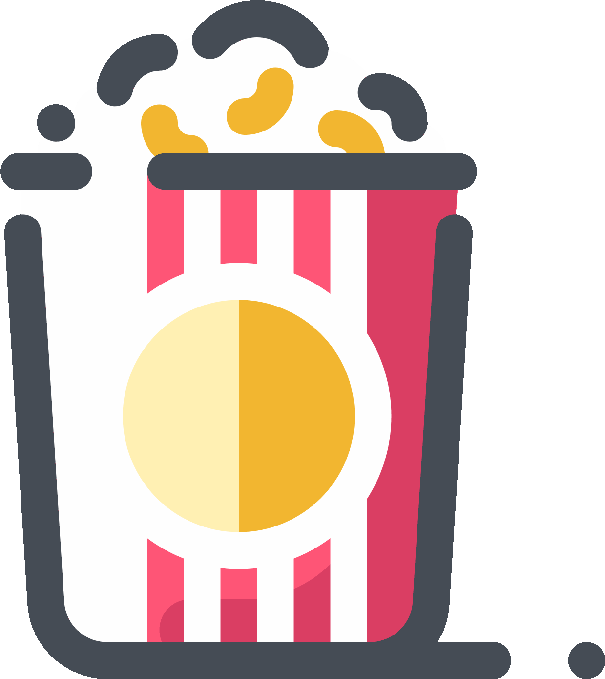 Film , Png Download - Popcorn Png Icon Clipart (1239x1389), Png Download