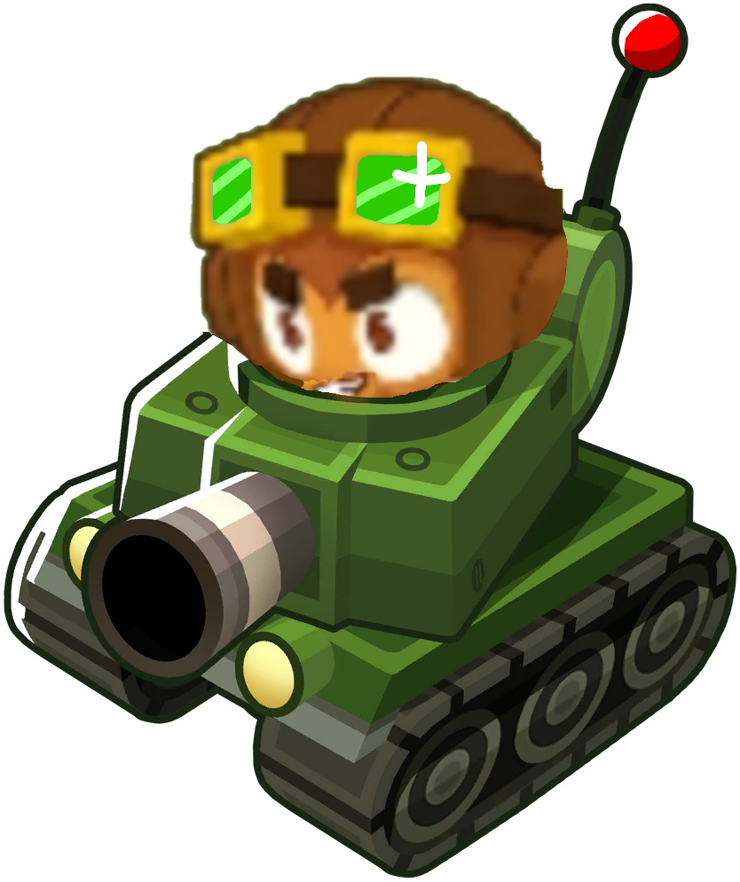 It's A Tank - Bloons Td 6 Captain Churchill Clipart (834x994), Png Download