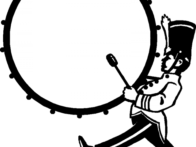 Drum Clipart Drumsclip - Marching Bass Drum Clipart - Png Download (640x480), Png Download