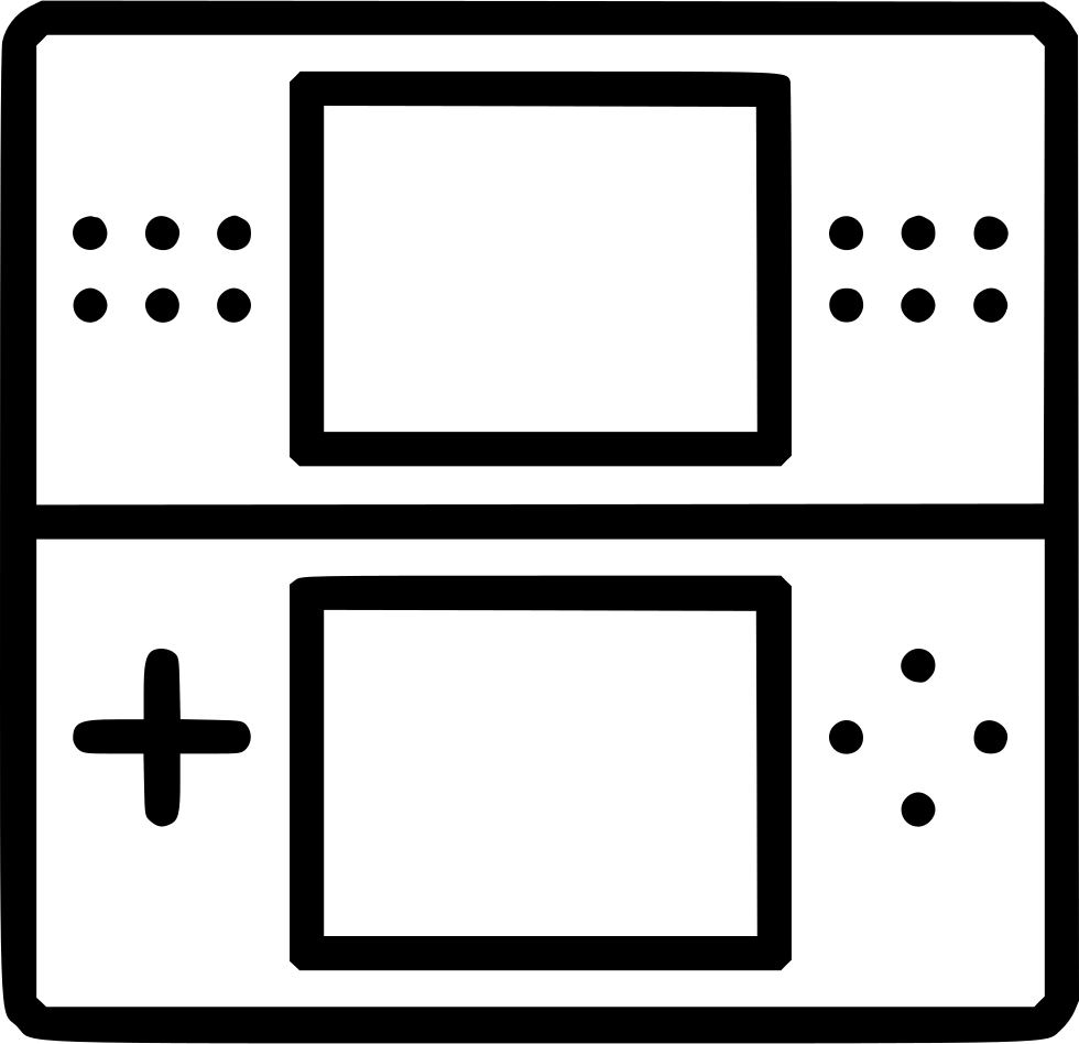 Nintendo Ds Video Console Games Gaming Device Comments - Nintendo Ds Icon Png Clipart (980x948), Png Download