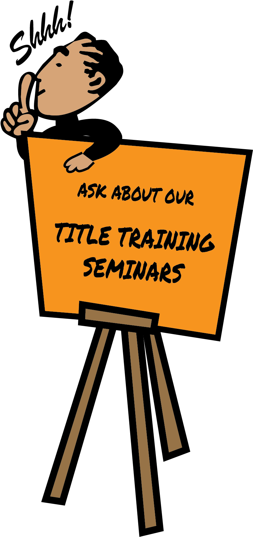 Title Training Easal Clipart (862x1763), Png Download