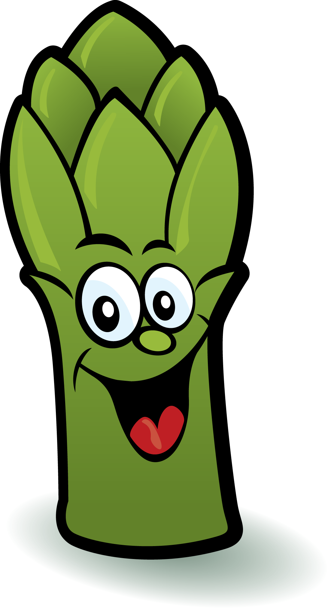 Spears To You, A Division Of Conifera, Llc, Was Started - Asparagus Character Clipart (1092x2023), Png Download