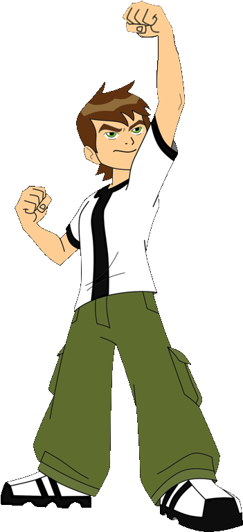 Ben Birthday Drawing Party Clip Art Ⓒ - Cartoon Drawing Ben 10 - Png Download (541x800), Png Download
