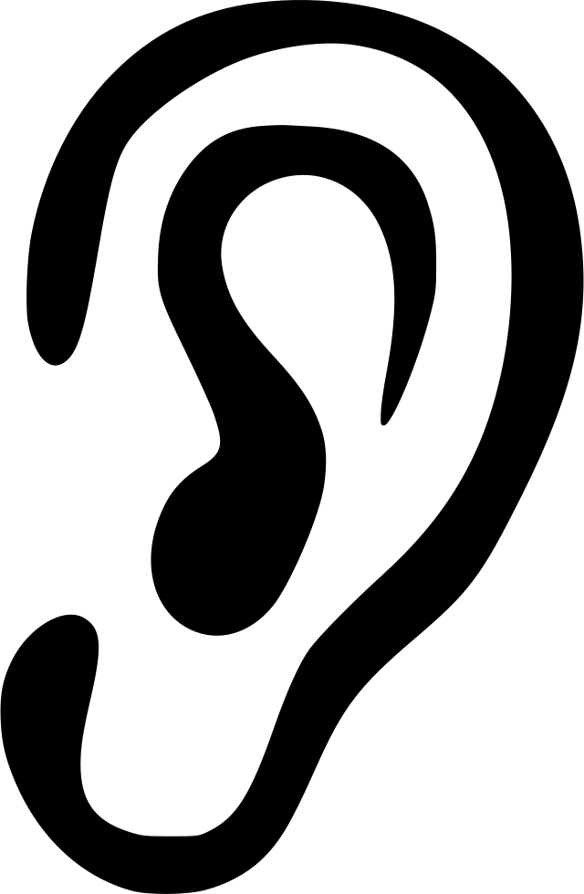 Ear Comments Clipart (640x980), Png Download