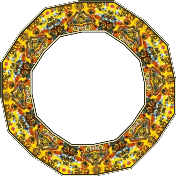 Octagonal Bisque Pottery, Frame Clipart, Wicca, Baroque, - Chameli Devi Institute Of Professional Studies - Png Download (800x600), Png Download