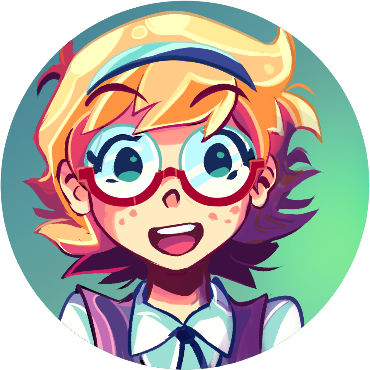 Transparent Lwa Icons - Little Witch Academia Lotte Fanart Clipart (1280x1286), Png Download
