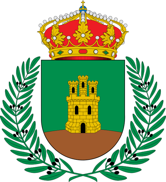 Castilforte - Ramas De Olivo Escudo Clipart (546x600), Png Download