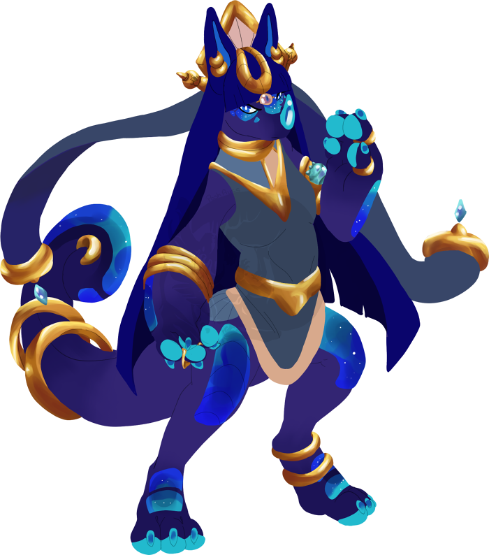 Nile Goddess - Cartoon Clipart (700x794), Png Download