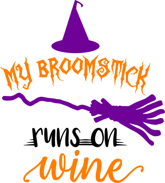 My Broomstick Runs On Wine Clipart (541x600), Png Download