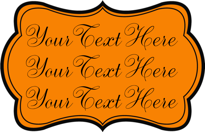 Orange And Black Neck Tie Clipart (700x700), Png Download