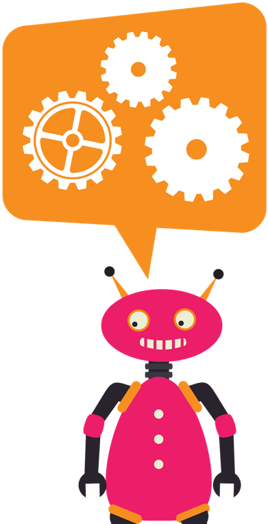 Modern Marketing Bot - Illustration Clipart (800x800), Png Download