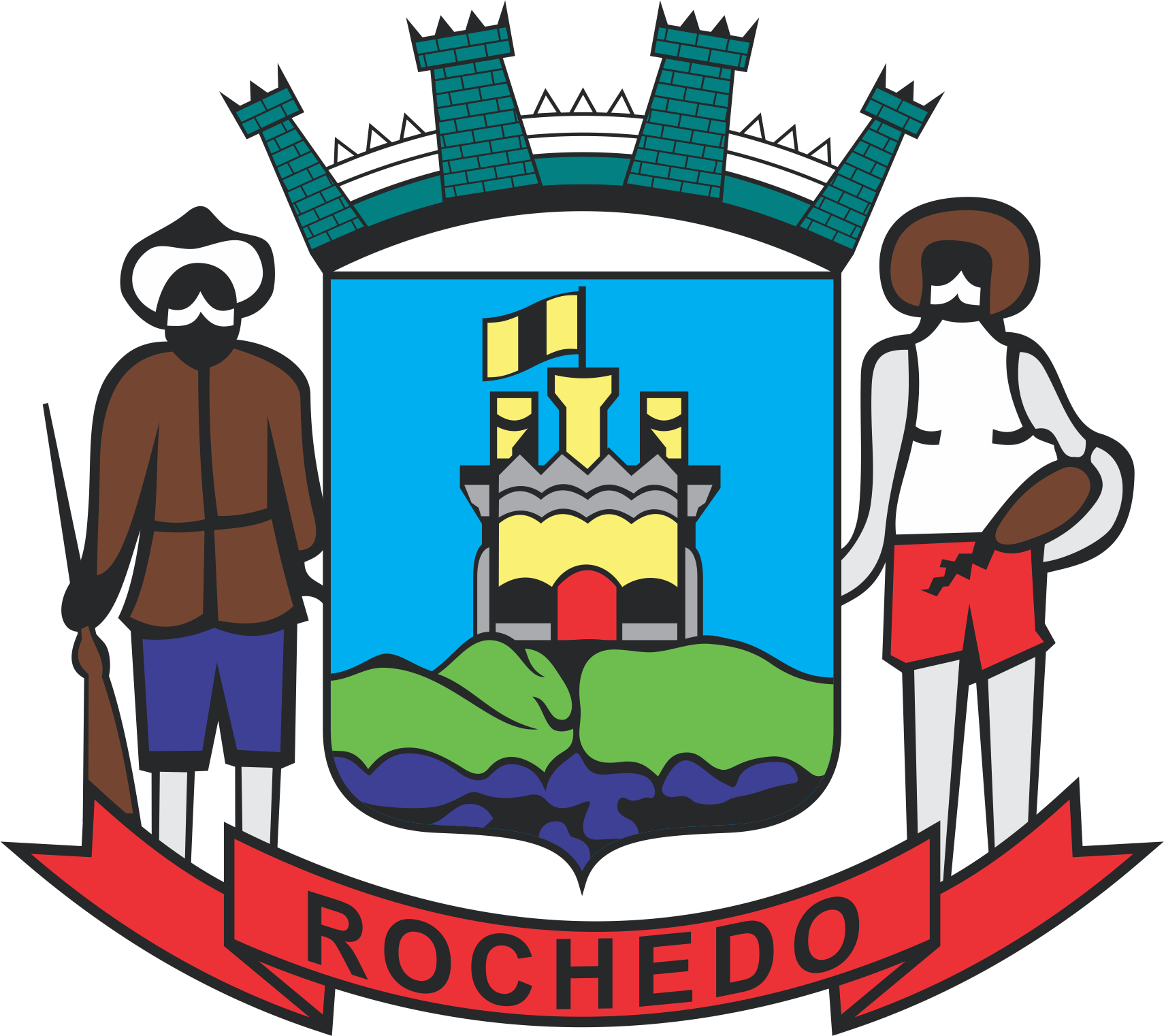 Brasão De Rochedo - Prefeitura De Rochedo Clipart (1710x1522), Png Download