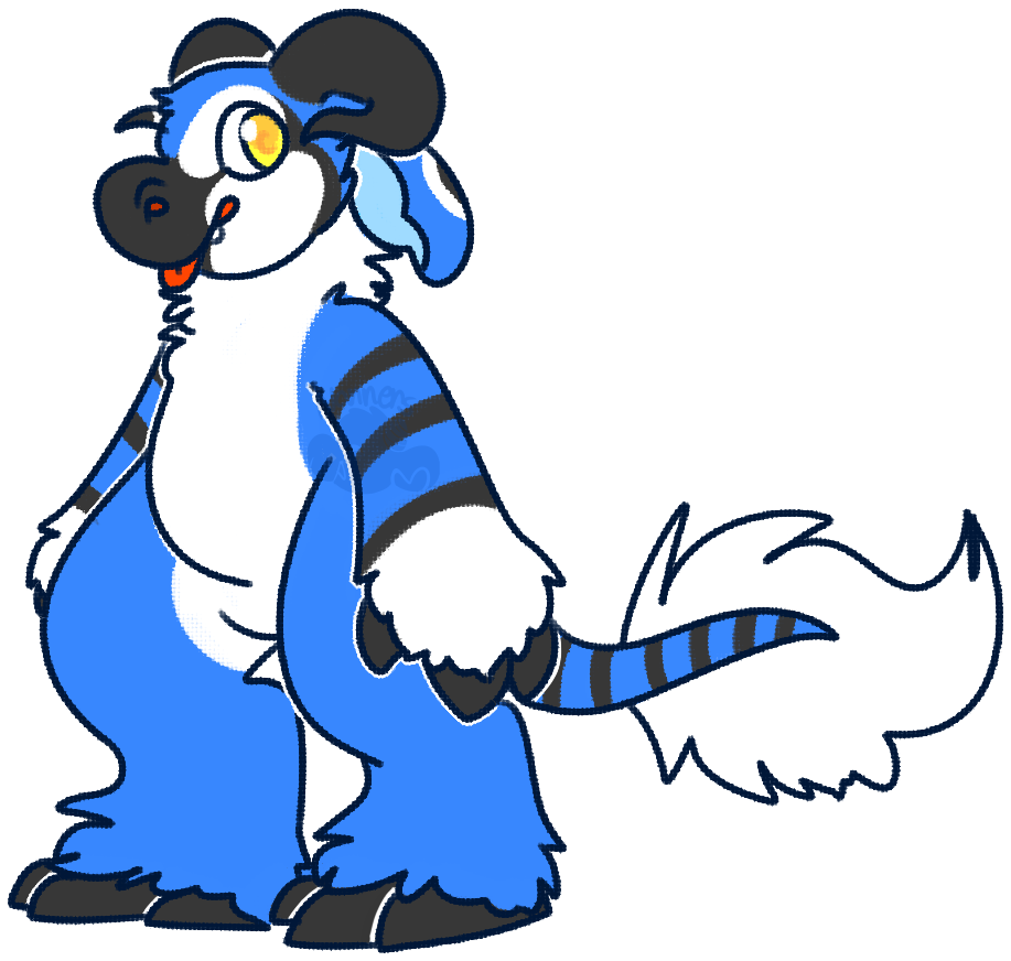 Blue Jay Moonster - Cartoon Clipart (917x872), Png Download