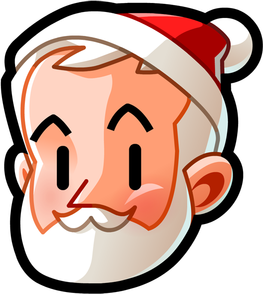 Holiday Avatar 02 Icon Holiday Logo Santa Noel Christmas Clipart (800x600), Png Download