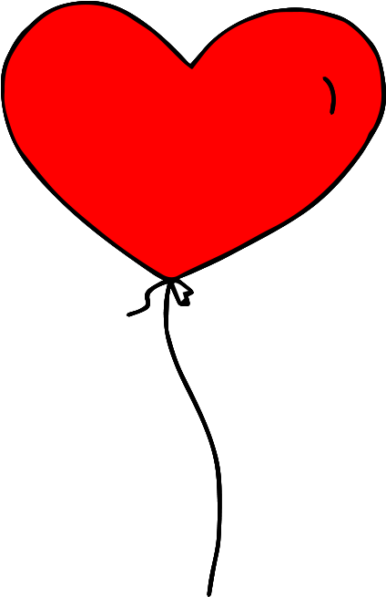Heart Balloon Png Clipart Transparent - Balloon Clip Art (1000x824), Png Download
