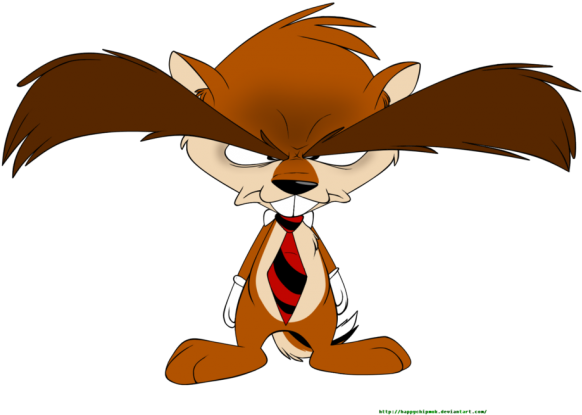 Chipmunk Clipart Angry - Eyebrows Cartoon - Png Download (640x480), Png Download