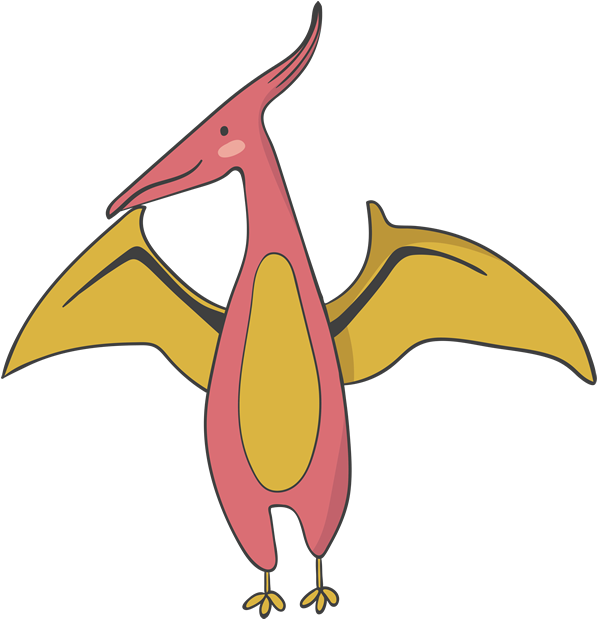 Pterodactyl - Penguin Clipart (618x618), Png Download