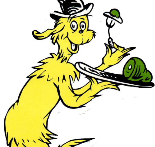 Green Eggs And Ham Clipart - Eating Green Eggs And Ham - Png Download (640x480), Png Download