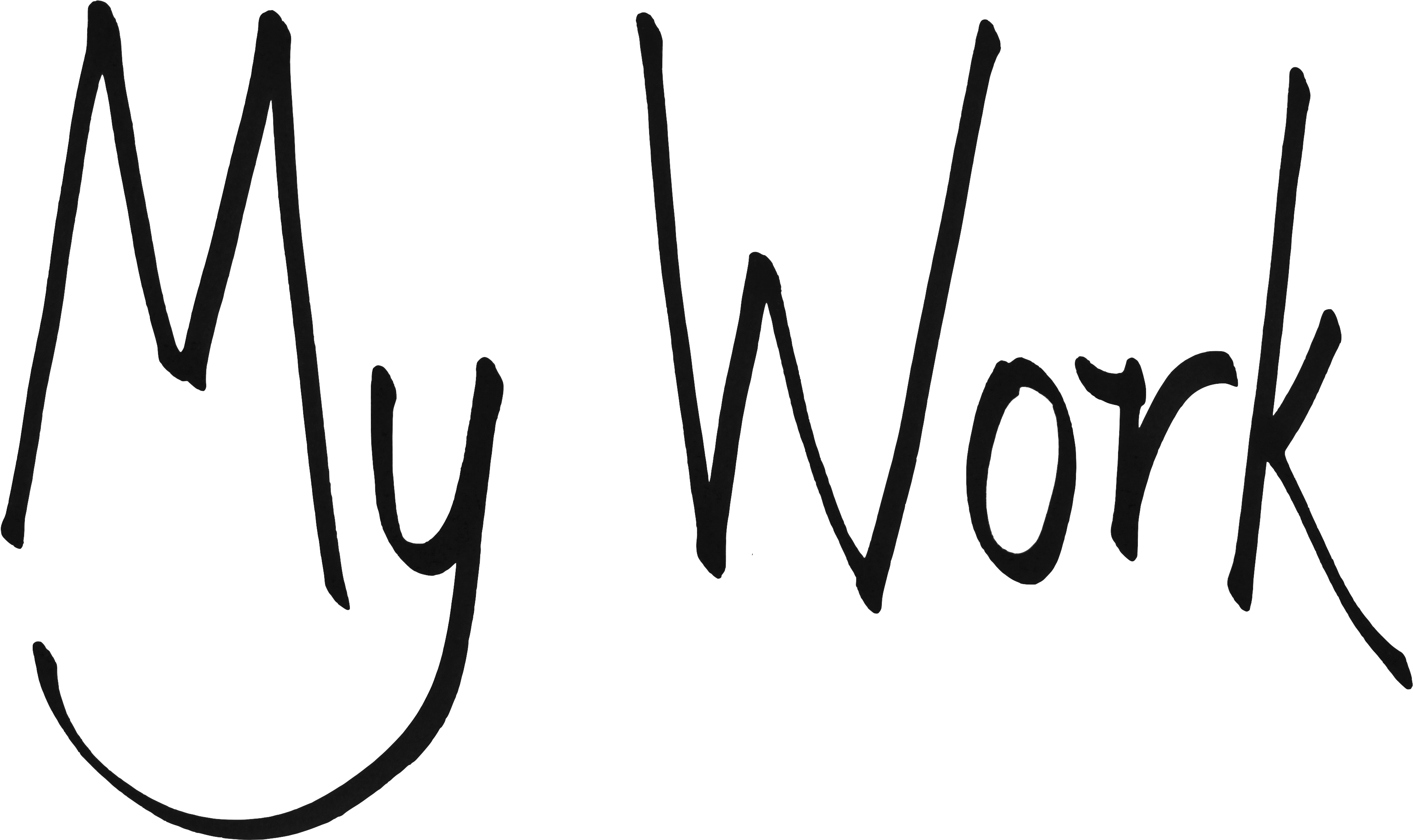 Quail - Calligraphy Clipart (4511x2988), Png Download