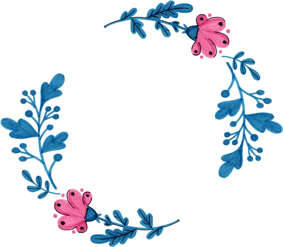 Wreath Sticker Clipart (1024x1024), Png Download