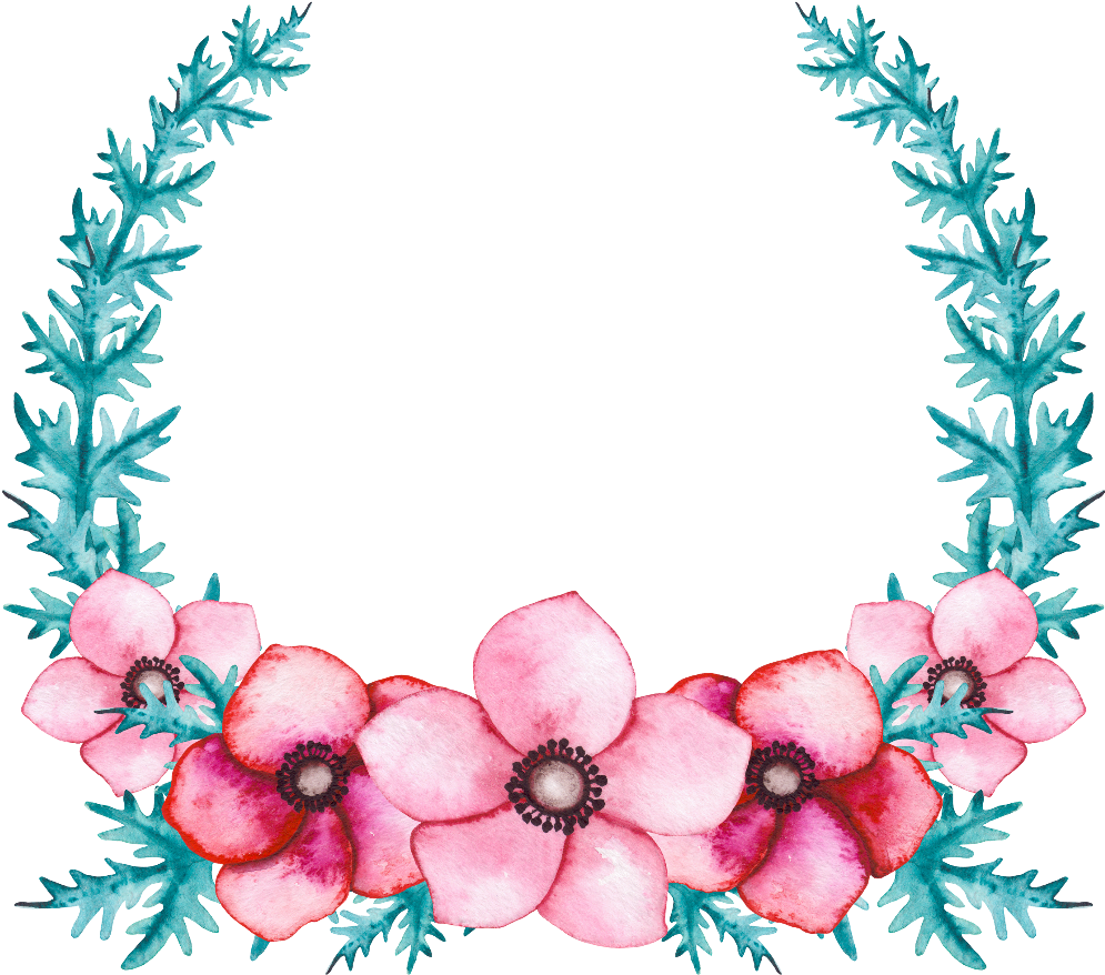 Floral Design Clipart (1024x1024), Png Download