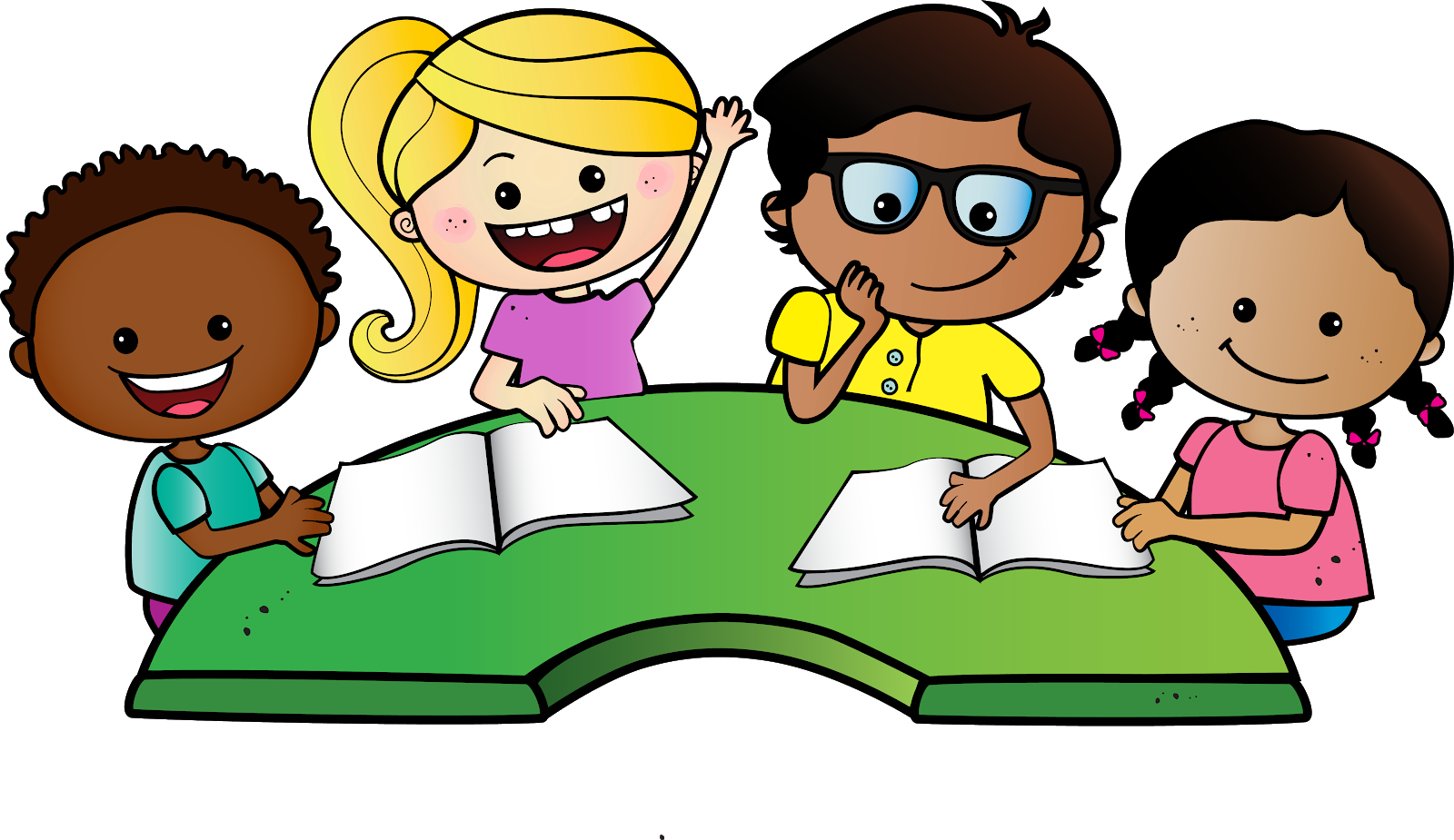 Meet Room - Cartoon Clipart (1600x925), Png Download