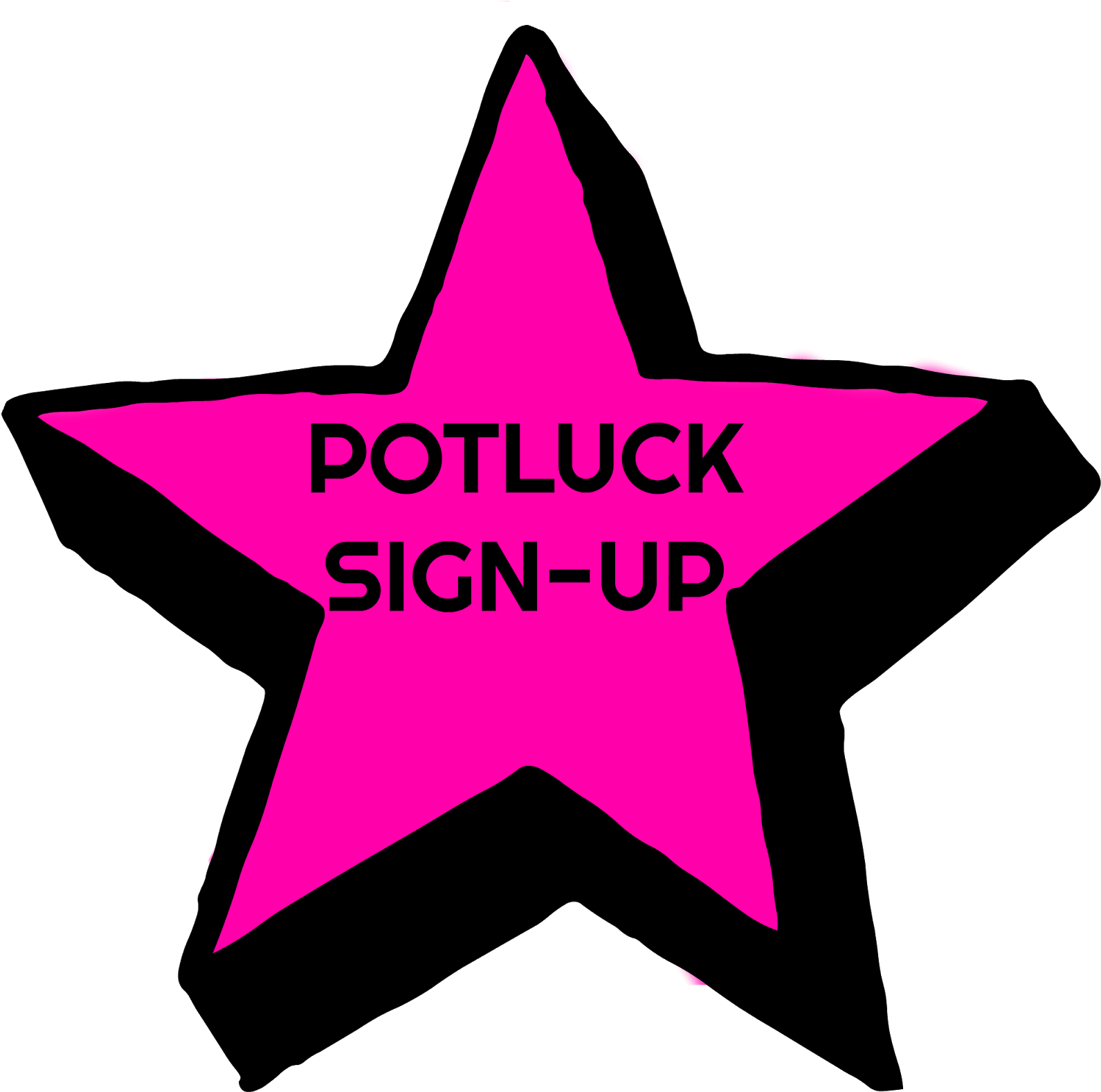 To Sign Up For The Potluck Clipart (1600x1600), Png Download