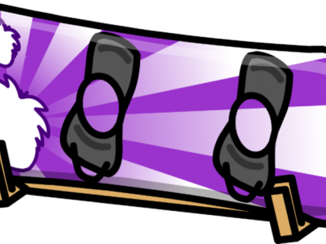 Snowboard Clipart Club Penguin - Png Download (640x480), Png Download