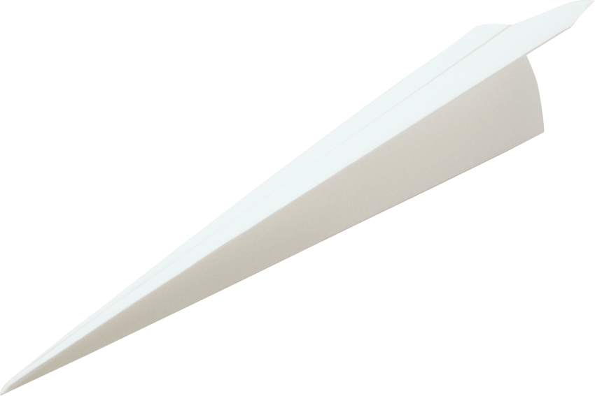 Free Png Download White Paper Plane Clipart Png Photo - Бумажный Самолетик Пнг Transparent Png (850x567), Png Download