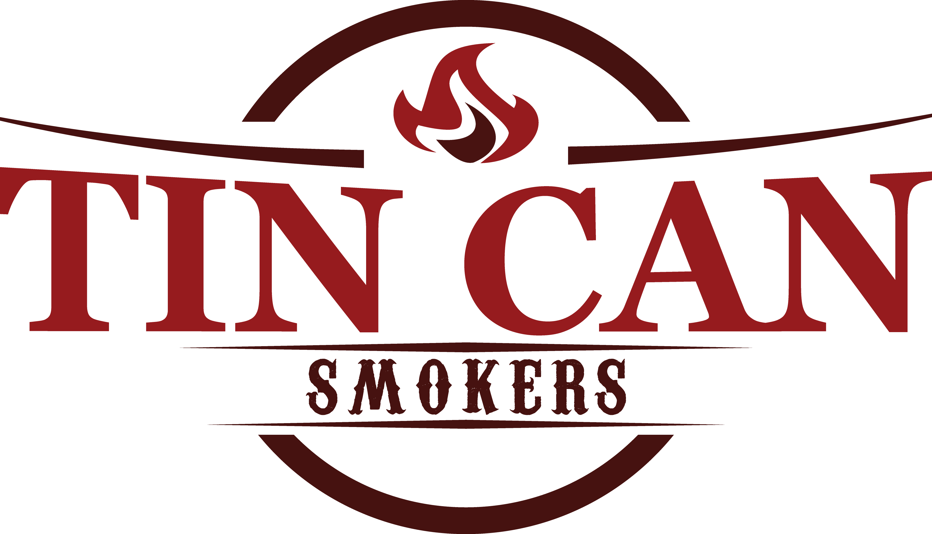 Tin Can Smoker - Graphic Design Clipart (3849x2206), Png Download