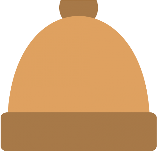 Beanie Clipart Orange Hat - Png Download (640x480), Png Download