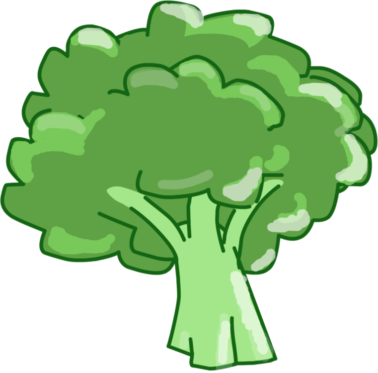 Fruit, Roots, Flowers, Leaves, Stem By Studentmtz Ctj - Broccoli Clipart (761x750), Png Download